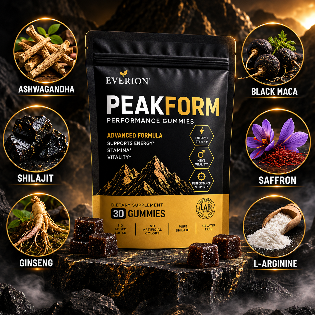PEAKFORM® 6-in-1 Performance Gummies